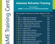 S&ME Hosts Asbestos Refresher Training Courses