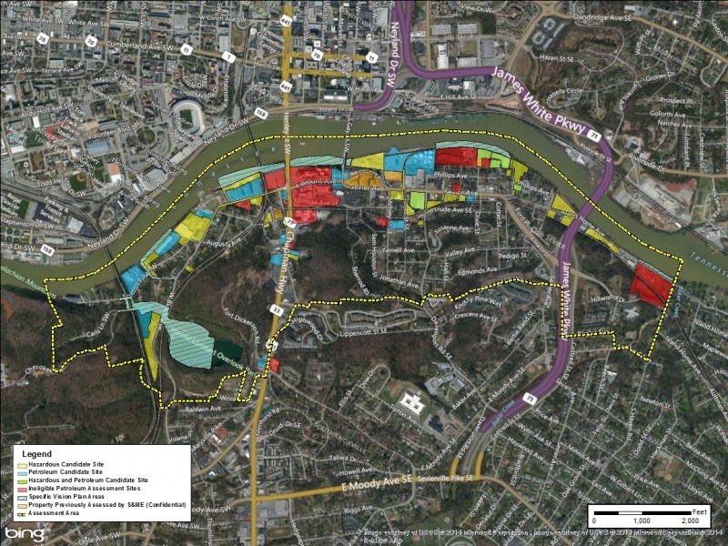 Knoxville South Waterfront Brownfields Assessment S Me