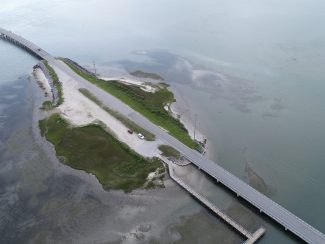 NCDOT BR 73 over the Straits at Harkers Island on SR 1535