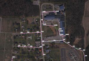 Custom Sanitary Sewer Web Mapping Application for Lynchburg Utility Personnel