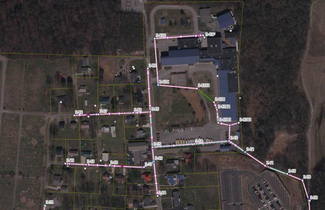Custom Sanitary Sewer Web Mapping Application for Lynchburg Utility Personnel