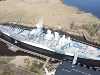 USS North Carolina Battleship Cofferdam and Memorial Walkway