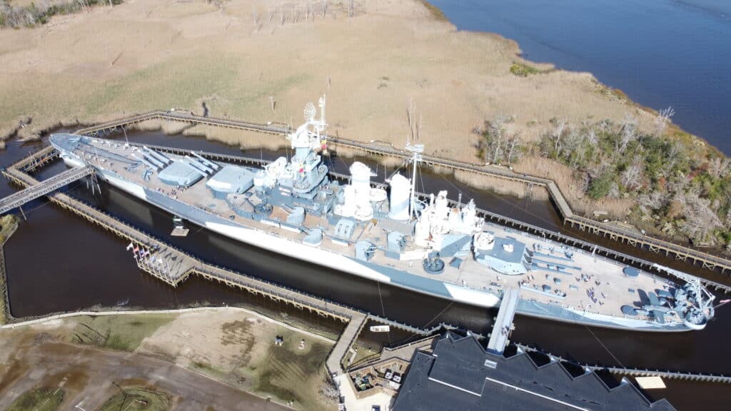 USS NC Battleship