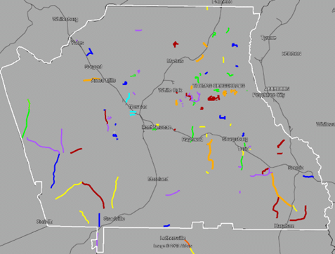 S&ME has served as the FDR mix design consultant and materials testing firm for six consecutive years (from 2018 to 2023) of Coweta County-funded FDR roadway reconstruction projects.