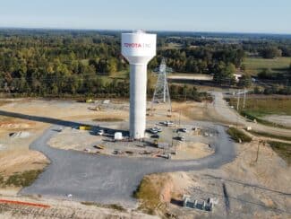 Greensboro-Randolph Toyota Megasite Water Tank