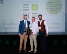 Great Falls-Dearborn Diversion Dam Bypasses Project Wins GBA Woodward L. Vogt Project Excellence Award
