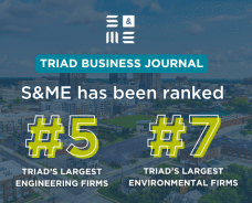 Triad Business Journal Names S&ME #5 of the Region’s Largest Engineering Firms and #7 of the Largest Environmental Firms