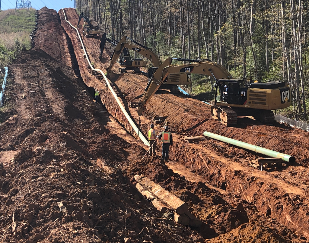 Pipeline project in energy sector