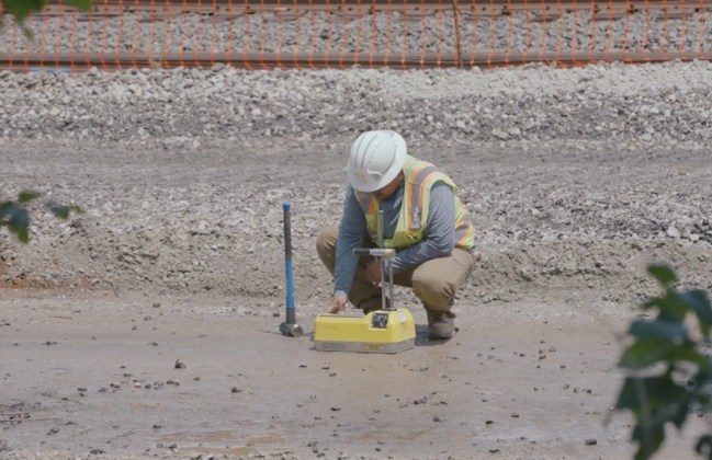 Nuclear gauge testing for CEI services