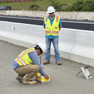 Density testing of construction materials